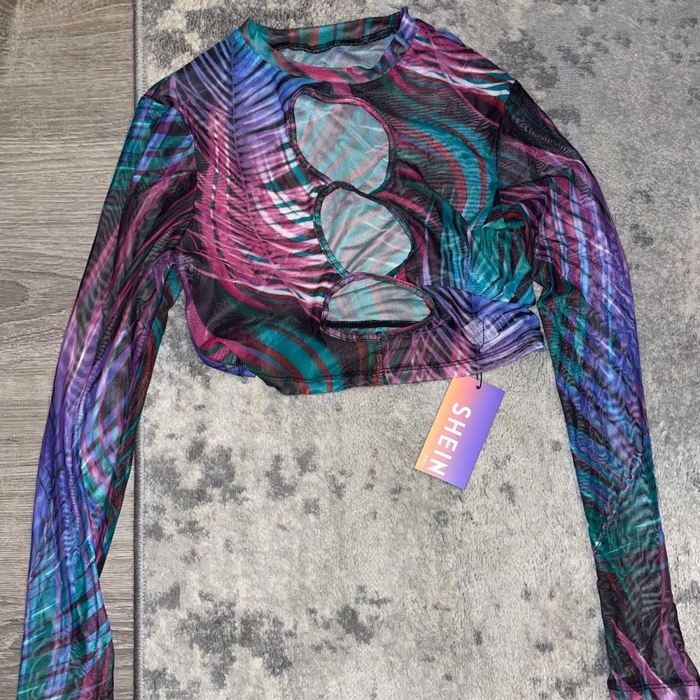 Colorful crop top